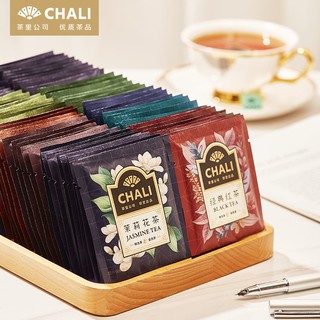 CHALI 茶里 茉莉绿茶红茶菊普乌龙组合袋泡茶30包