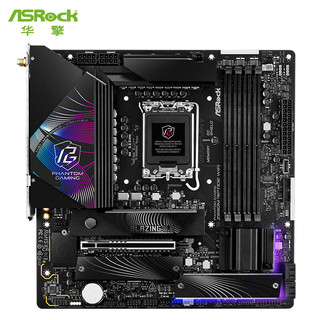 华擎（ASRock）Z890M Riptide WiFi 黑潮风暴主板 支持CPU 14600KF/14700KF/DDR5（Intel Z890/LGA 1700）	