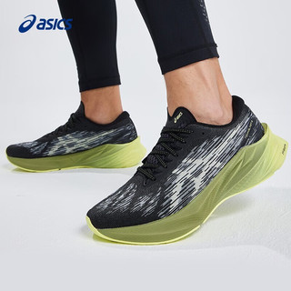 ASICS 亚瑟士 跑步鞋男鞋缓震透气运动鞋耐磨回弹舒适跑鞋 NOVABLAST 3 黑色/灰色 40