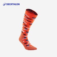 DECATHLON 迪卡侬 羊毛滑雪袜男女长筒儿童保暖加厚高筒户外专业单板袜子OVWS