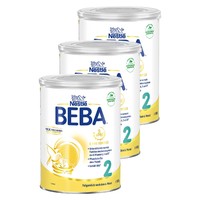 Nestlé 雀巢 BEBA 婴儿奶粉 2段(适用于6月以上婴儿)，3罐装(3 x 800g)