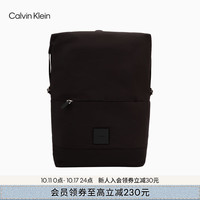 Calvin Klein Jeans24秋季男士ck通勤休闲旅行大容量拉链双肩包4D3009G UB1-太空黑 OS