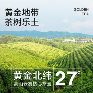 李陌茶茶叶白茶 福鼎寿眉小方片 2019年老白茶 礼盒茶叶自己喝 【黄金甲】两条礼遇装-赠礼袋