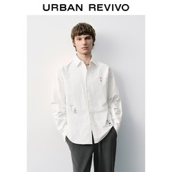 URBAN REVIVO 城市运动 男士超宽松长袖衬衫 UMV240062