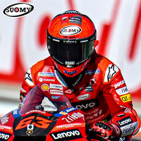 suomy SR-GP玻纤碳纤维赛车头盔摩托车专业跑盔进口全盔大尾翼FIM认证 BAGNAIA 同版画2022版 2XL