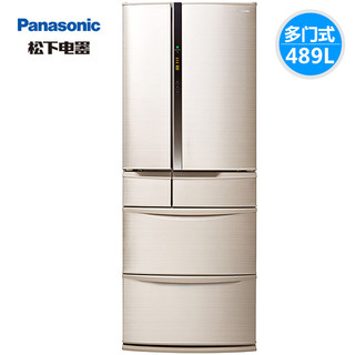 Panasonic 松下 NR-FC50VT-N5 风冷多门冰箱 489L 香槟金