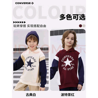 CONVERSE 匡威 秋季拼接复古卫衣  2色可选