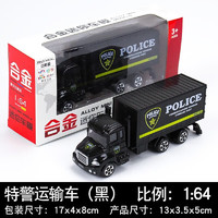 迈斯图 合金滑行玩具车 特警运输车-彩盒