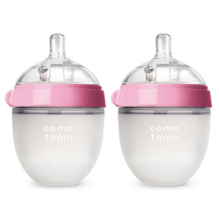 comotomo 进口婴儿防胀气全硅胶奶瓶150ml*2