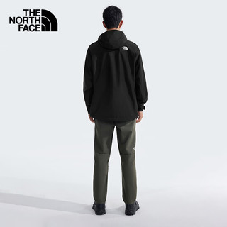 北面（The North Face）冲锋衣男三合一防水户外可拆卸Sangro抓绒内胆24秋|89ZP JK3/黑色 L/175