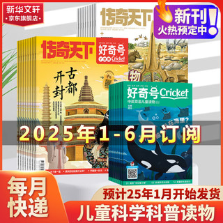 好奇号杂志2024/2025中文版青少年科普读物 【2025上半年】2025年1月-2025年6月