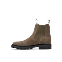 Clarks 其乐 Clarkridge系列 男士英伦风切尔西一脚蹬潮靴 261797247 灰色 41.5