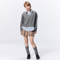 GU 极优 美国直邮GU by Uniqlo 面料组合套头衫 Q