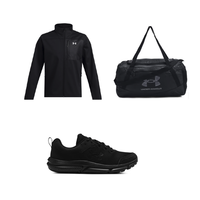 PLUS会员：安德 男士拒水夹克+跑鞋+旅行包