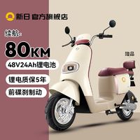 百亿补贴：SUNRA 新日 电动自行车 48V24Ah 锂电池电动车