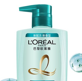 L'OREAL PARIS 欧莱雅（L'OREAL）洗发水透明质酸无硅油洗发露控油止痒清爽头皮洗发水 透