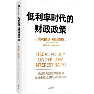 低利率时代的财政政策 低利率 债务问题 财政政策 剖析全球经济潜在危机 经济学家 奥利维尔布兰查德  中信出版社