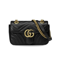 GUCCI 古驰 GG Marmont系列 女士迷你肩背包