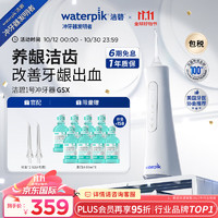 waterpik 洁碧 手持便携式电动冲牙器水牙线洗牙器洁牙机 清洁口腔预防牙结石 全网 GSX  价保618