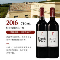 赛尚名庄 柏菲酒庄柏菲精神右岸红酒法国原瓶进口干红葡萄酒Pavie