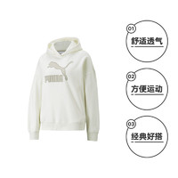 PUMA 彪马 女子卫衣时尚休闲加绒连帽套头衫539278-75