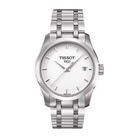 TISSOT 天梭 手表女简约时尚经典石英钢带女表T035.210.11.016.00