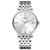 TITONI 梅花 1919 系列 自动机械机芯 男表40mm