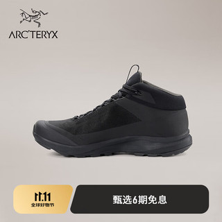 ARC'TERYX 始祖鸟 ARC’TERYX始祖鸟 AERIOS 中帮 覆盖防水 男子 徒步鞋 BLACK/BLACK/黑色/黑色 7.5