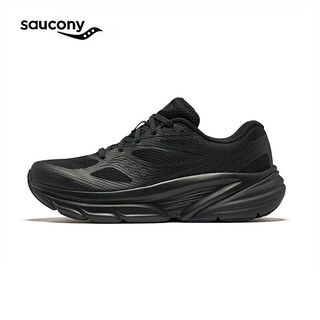 移动端、京东百亿补贴：saucony 索康尼 曾舜晞同款GUARD AMR通勤跑步鞋男女复古休闲鞋黑42