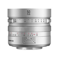 brightin star 星曜 MF 50mm F0.95 APS-C 标准定焦镜头 富士FX卡口 62mm 银色