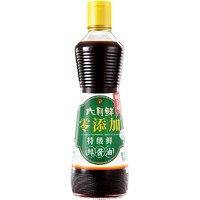 六月鲜 欣和 酱油 六月鲜零添加特级鲜 鲜味酱油500mL