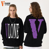 VLONE 美版男士卫衣 黑色DBV212