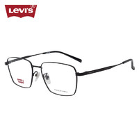 Levi's 李维斯 眼镜框男款近视眼镜架LV7159/003+依视路钻晶膜岩1.60镜片 003黑色