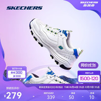 SKECHERS 斯凯奇 D'LITES系列 I-Conik 男子休闲运动鞋 8790091/WBLU 白色/蓝色 39.5