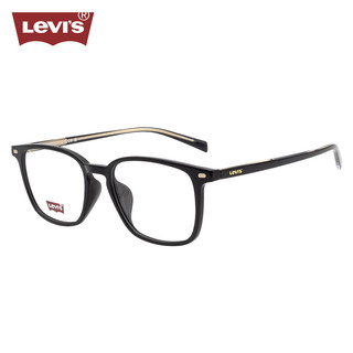 Levi's 李维斯 近视眼镜框架LV7141/807+蔡司泽锐1.60防蓝光PLUS镜片 807黑色