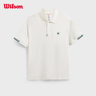 Wilson 威尔胜 TIMELESS 针织短袖男子POLO衫 WM20007412