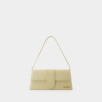 JACQUEMUS Le Bambino Long 米色牛皮斜挎包