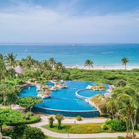 三亚top级亲子酒店！低至500/晚，活动多到玩不完！三亚亚龙湾天域度假酒店 一区甄选豪华房(洗衣机|烘干架)2晚连住（含迷你吧+接机/送机/旅拍等）