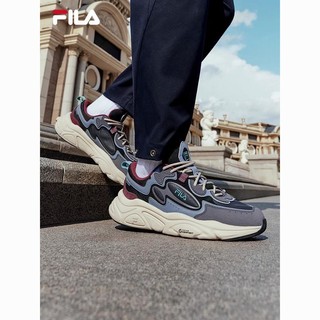 百亿补贴：FILA 斐乐 官方MARS 1S+运动鞋时尚火星鞋男鞋老爹鞋舒适休闲鞋