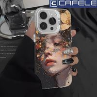 CAFELE 卡斐乐 彩银OPPOreno11/10手机壳FindX7/x6繁花似锦真我realme11保护套