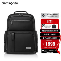 Samsonite 新秀丽 双肩包电脑包男士背包书包14英寸大容量旅行笔记本包NR9