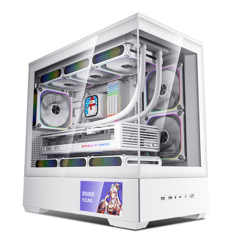 aigo 爱国者 星璨 岚屏显版 M-ATX机箱