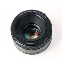 Canon 佳能 EF50mm1.8STM 标准定焦人像大光圈单反镜头小痰盂三代EF501.8