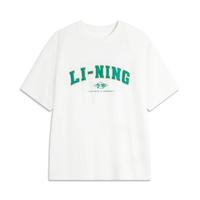 LI-NING 李宁 短袖T恤男子夏季学院风简约舒适时尚运动上衣