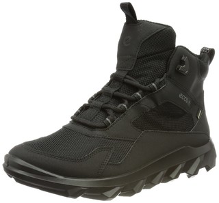 ECCO 爱步 成人 女性 Mx中帮防水靴 登山靴 BlackBlack 尺码8-8.5