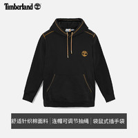 Timberland 官方男款连帽卫衣24秋新款户外休闲加绒|A694Q A694Q001/黑色 L