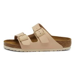 BIRKENSTOCK 勃肯 Arizona 女子户外拖鞋 米色