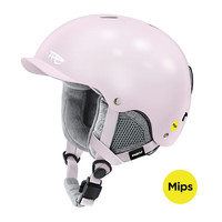 REV SPORTS 锐伍 中性滑雪头盔 RSH101 樱花粉（Mips） L