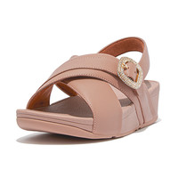 FitFlop 飞适福凉鞋女款 LULU 飞飞鞋水晶扣后背带皮革夏季凉拖HO2