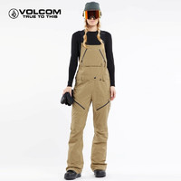 VOLCOM 钻石ELM STRETCH GORE-TEX 2L OVERALLS 专业滑雪背带裤女